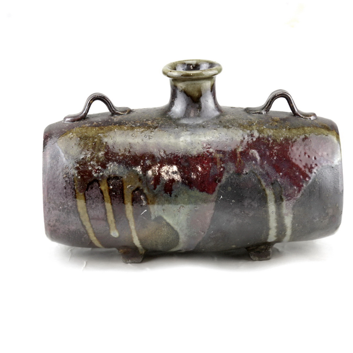 Large stoneware traditional flask