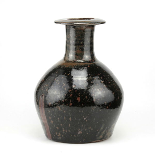 Large Stoneware Bottle Vase